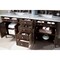 James Martin Vanities Brittany 72in Double Vanity, Burnished Mahogany w/ 3 CM Carrara Marble Top 650-V72-BNM-3CAR - alternate 6